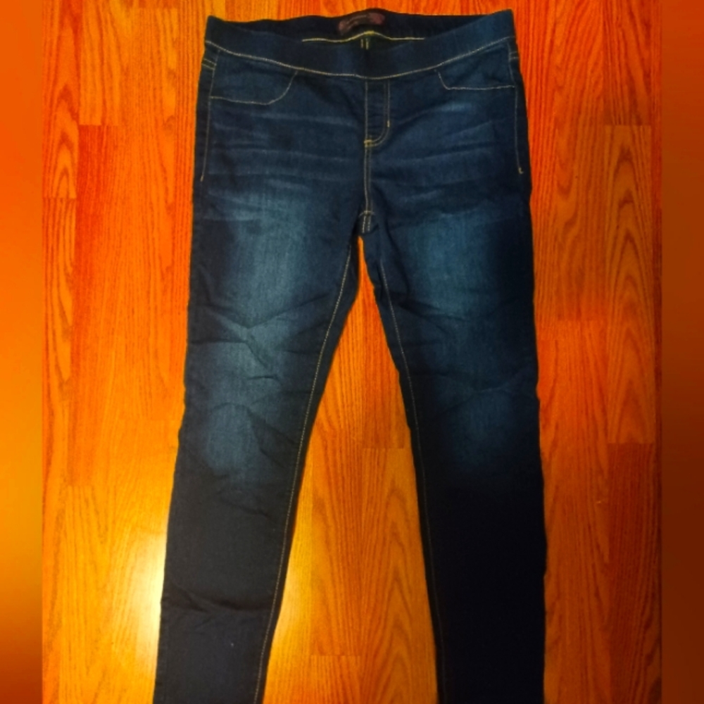 Dark denim stretch jeans